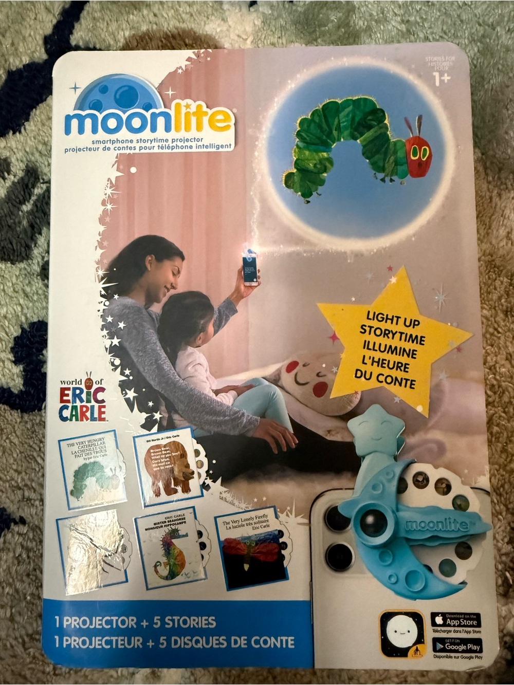 Eric Carle Storytime Smartphone Projector - Blue